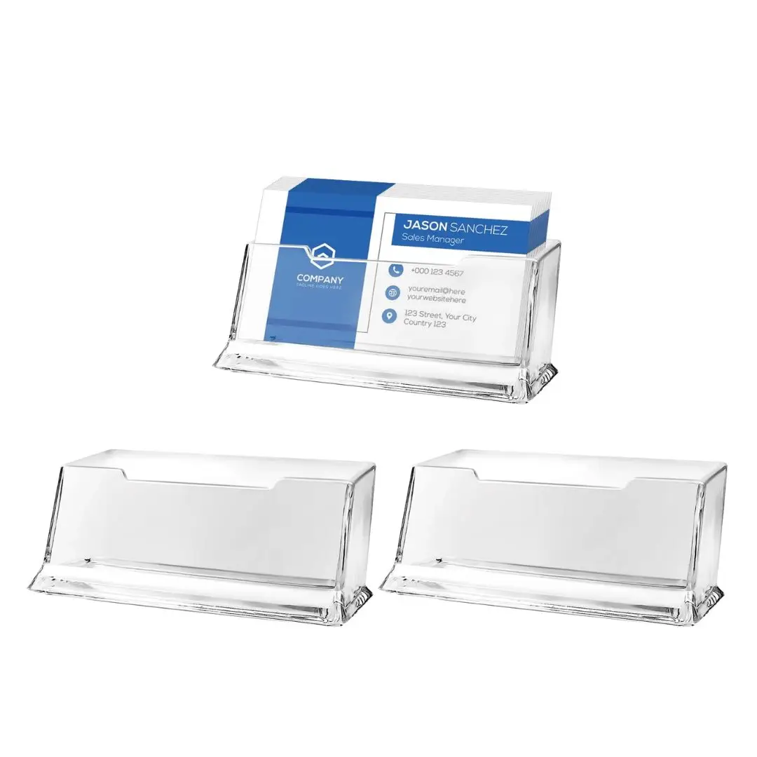 Clear Business Card Holder